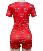 Load image into Gallery viewer, Netflix &amp; Chill Short Sleeve Onesie Romper
